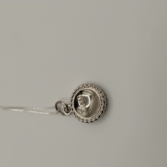 Gucci Pink and Silver Charm On A 925 Silver Box Necklace *AUTHENTIC* - Picture 3 of 3